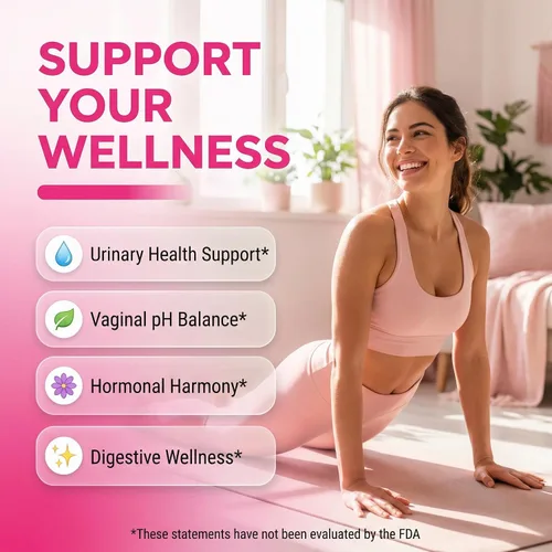 Vista 2 de Clean Nutraceuticals Clean Nutra Pineapple Cranberry D-Manose + Probiotic Gummies 60 unidades Suplemento diario para mujer Gomitas con sabor a