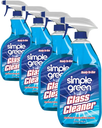 Vista 8 de SIMPLE GREEN Listo para usar Limpiador de Vidrios, 32 onzas., Azul