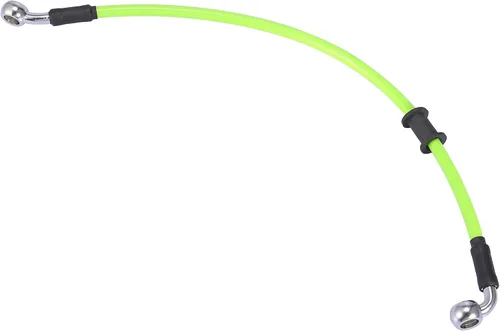 Vista 47 de Motoforti Universal 40 cm 15.75" Manguera de Aceite para Freno y Embrague de Motocicleta, Tubo de Línea Hidráulica Reforzada, Acero Inoxidable Negro