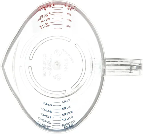 Vista 2 de Carlisle FoodService Products 4314107 Taza medidora de plástico comercial, 1 taza, transparente