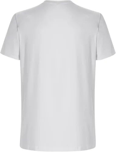 Vista 4 de Camiseta de manga corta con cuello redondo para hombre, estilo casual, para deportes, para vacaciones, playa, palmeras, tropicales, verano, camiseta