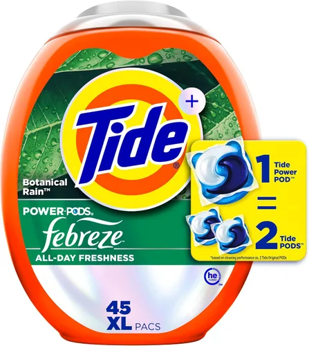 Vista 17 de Tide Power Pods - Cápsulas de detergente para ropa deportiva, 25 unidades, avanzado para sudor + combatiente de manchas
