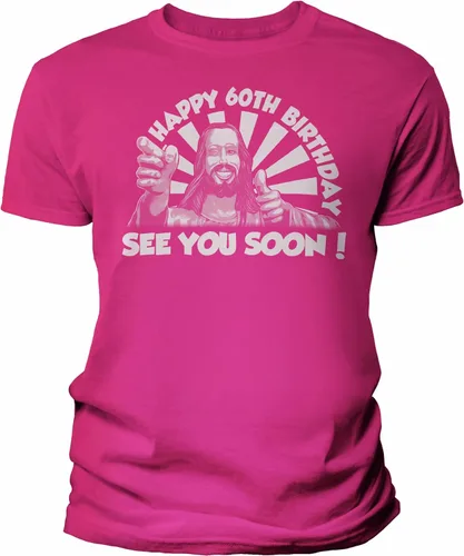 Vista 8 de Happy 60th Birthday See You Soon Funny Gag Gift 60th Birthday Shirt for Men marino