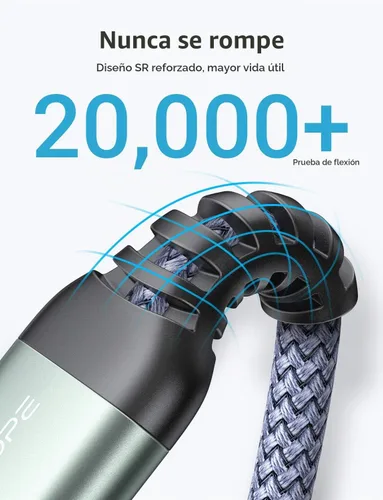 Vista 2 de AINOPE Cable de extensión USB, extensor USB, cable de extensión USB 3.0, cable macho a hembra, cable de alta transferencia de datos, compatible