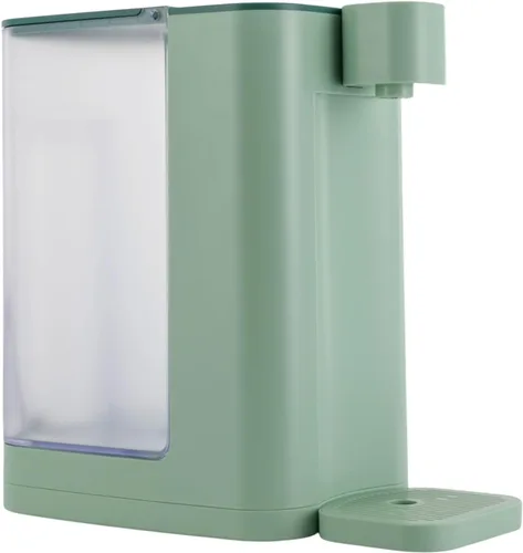 Vista 5 de Dispensador de agua caliente instantáneo de 3 segundos con tanque de agua de 3 litros y luz luminosa, hervidores eléctricos verdes de bajo ruido