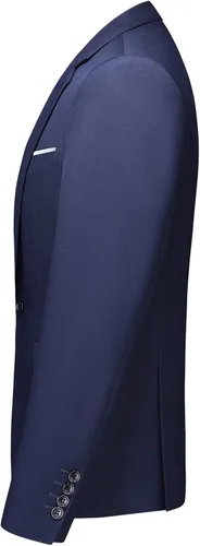 Vista 2 de Chaqueta casual de traje ajustado para hombre, chaqueta de un botón, ligera, deportiva, formal, traje de negocios diario, chaqueta