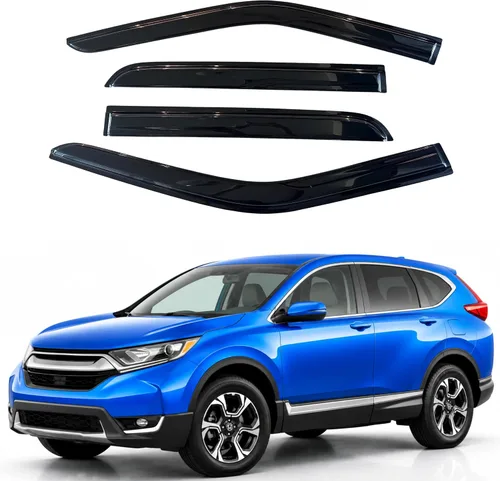 Vista 312 de Visera de ventana IG para Ford Focus Sedán y Hatchback 2012-2018, Protector de ventana lateral para lluvia y viento estilo Mugen, extra duradero