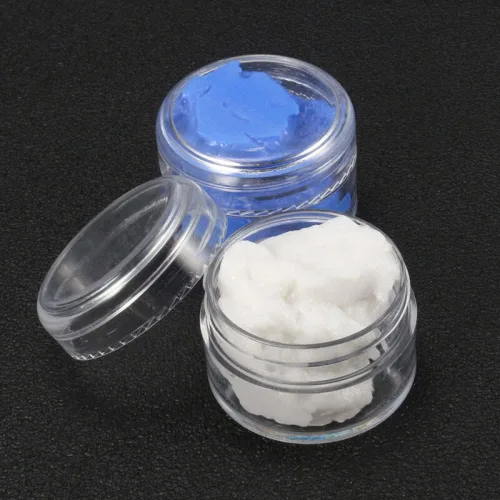 Vista 5 de NC 1.76 oz Silicona Moldeo Masilla Cake Kit de fabricación de moldes de goma - Azul y Blanco