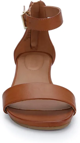 Vista 2 de Kenneth Cole REACTION Sandalias de cuña Viber de 2 piezas para mujer