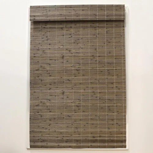 Vista 10 de Radiance Persianas Romanas de Bambú Sin Cordón para Ventanas - Persianas de Bambú de Varillas Planas para Control de Luz Semi-Privado - Persianas