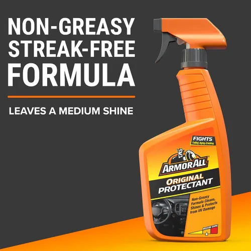 Vista 5 de Protector original Armor All (800 ml) Car cleaning spray, dashboard cleaner for car interior safe on vinyl, rubber, plastic; apply with cloth, not