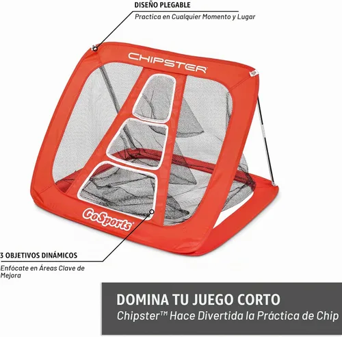 Vista 4 de GoSports Chipster Pop-Up Golf Chipping Practice Net - Training Aid for Precision and Distance - Outdoor and Indoor Practice - Golf Gift
