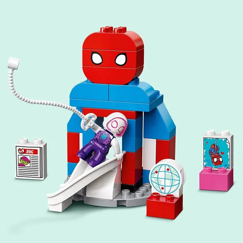 Vista 4 de LEGO DUPLO Marvel Cuartel General de Spider-Man 10940 - Juego de construcción para niños basado en el programa televisivo Spidey and His Amazing