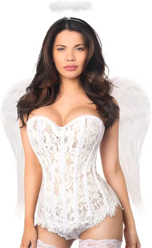 Vista 3 de Daisy corsets womens Top Drawer 3 Pc Rhinestone Angel Corset Costume