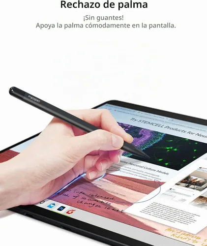 Vista 3 de Metapen Lápiz Stylus M1 para Microsoft Surface (Vida de Batería de 75 Días, Escritura Suave), Compatible con Surface Pro 11/10/X/9/8/7/6/5/4/3/Book