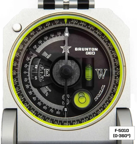Vista 6 de Brunton GeoTM Transit, Azimut (0-360°) – Tránsito geológico profesional de bolsillo con clínómetro