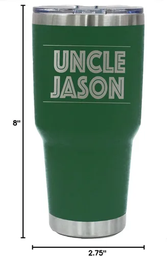 Vista 10 de The Paisley Box Vasos personalizados (verde oscuro)
