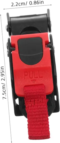 Vista 2 de KICHOUSE Kit de hebilla de liberación rápida duradero para cascos, cierre de bloqueo versátil para uso y bicicleta