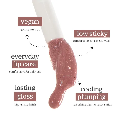 Vista 4 de NOONI Applevanilla & Applehyacinth Lip Oil Shimmer Duo - Plumping Lip Gloss