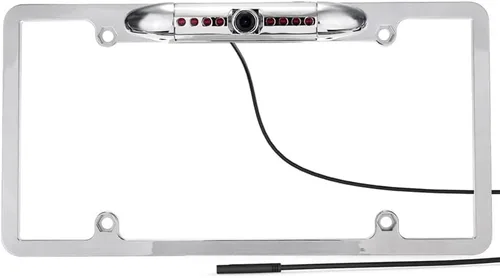 Vista 11 de Cámara HD de respaldo para visión trasera, placa de matrícula de visión nocturna, impermeable, compatible con radio de coche Sony XAV-AX150
