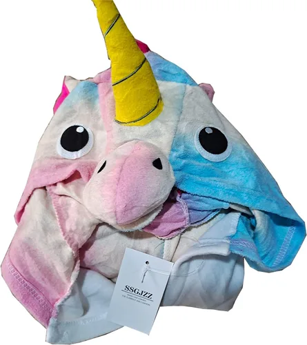Vista 6 de Pijama unisex de unicornio para niños, disfraz de Halloween, regalo de cumpleaños