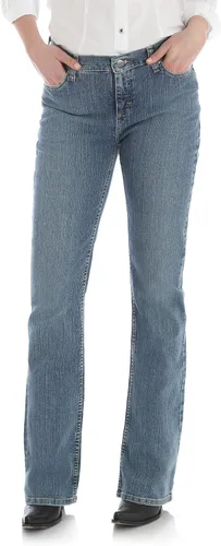 Vista 15 de Wrangler Jeans para mujer Cash de tiro medio con dobladillo ventilado Ultimate Riding espíritu americano