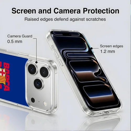 Vista 97 de Head Case Designs Funda de gel suave con licencia oficial del FC Barcelona Barca Crest Graphics [protección de grado militar] compatible con Apple