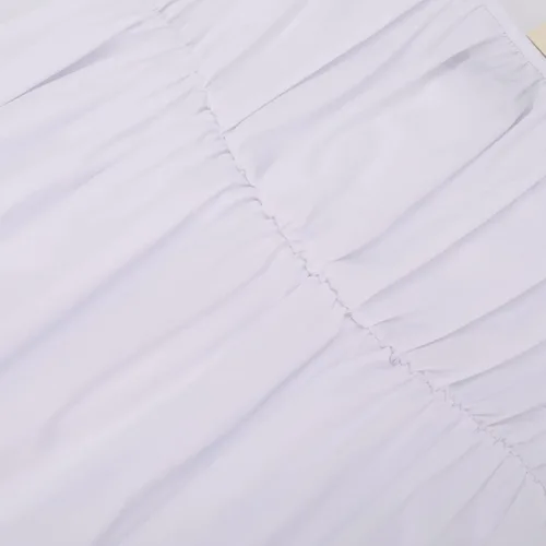 Vista 4 de HEQU - Vestidos de la época de la Regencia para mujeres, con satén, faja fruncida, vestido imperio, vestido de cintura