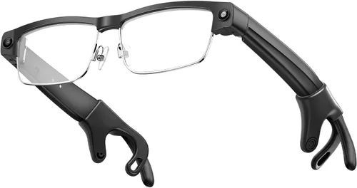 Vista 10 de Lentes inteligentes AI con cámara 4K para hombres y mujeres, gafas de cámara antivibración de 800 W con GPT de chat, grabación de video, micrófono