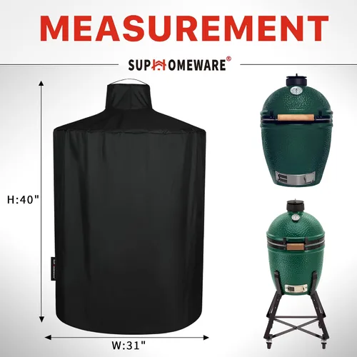 Vista 2 de Suphomeware Funda para parrilla de barbacoa para huevos verdes grandes, resistente al agua y resistente al agua