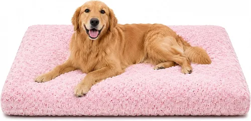 Vista 22 de Cama para perro de tamaño mediano, alfombra lavable de felpa para mascotas Negro