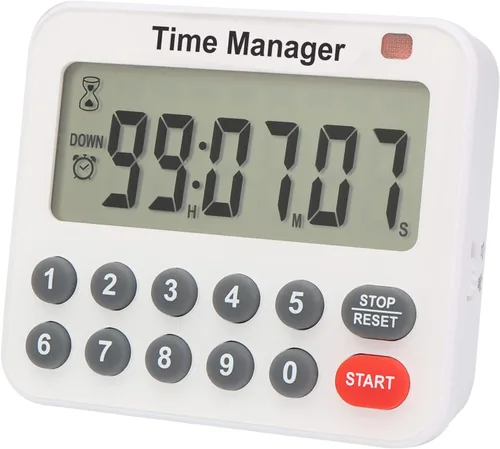 Vista 11 de AIMILAR Temporizador digital magnético de cocina con teclado numérico directo, alarma fuerte, temporizador de cuenta regresiva de 99 horas