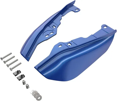 Vista 47 de Advanblack Deflectores de aire Road Glide de marco medio 2024 compatibles con Harley Touring Street Glide, Road King, Electra Glide, 2009-2025