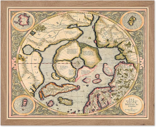 Vista 59 de Monem Art Mapa Monumental Vintage de Florencia Impresión - Póster de Viaje Retro - Arte de Italia - Gran Regalo para Hombres, Mujeres, Amantes