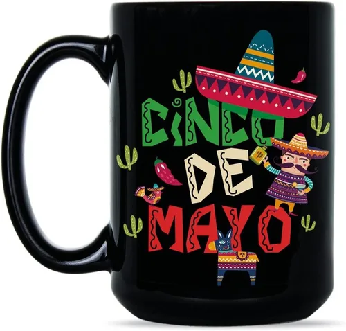 Vista 4 de Taza de café Cinco de Mayo Down to Fiesta
