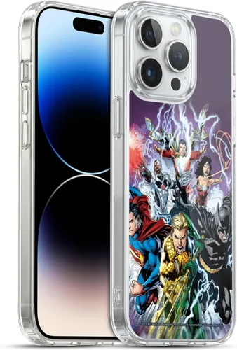 Vista 184 de Head Case Designs Funda de gel con licencia oficial de la Liga de la Justicia DC Comics #10 Darkseid War Comic Book Cover