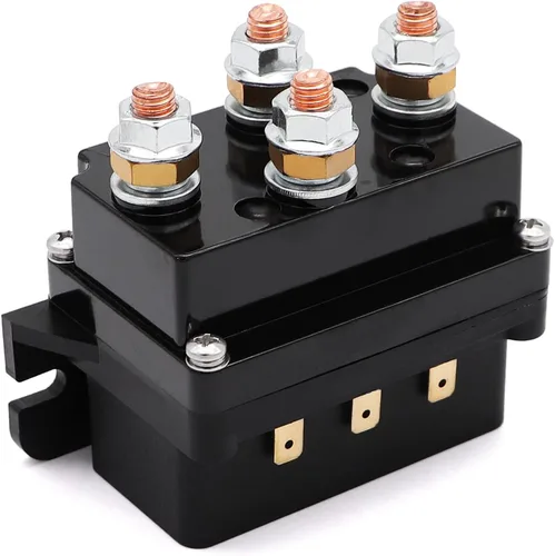 Vista 2 de Relé de contactor solenoide de cabrestante de 12V 500A para cabrestantes ATV UTV de 8000lbs-17000lbs