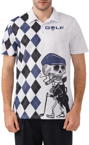 Vista 3 de PAGYMO Golf Shirts for Men Funny Golf Shirts for Men Golf Outfits for Men Golf Clothing