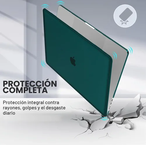 Vista 3 de iCasso Funda para MacBook Air de 15 pulgadas 2025 2024 2023 versión A3241 M4 A3114 M3 A2941 M2 Chip, carcasa rígida, funda, protector de pantalla