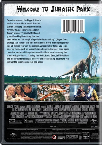 Vista 2 de Jurassic Park DVD