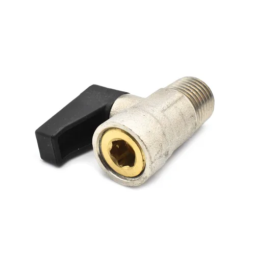 Vista 3 de Interstate Pneumatics VP40 1/4" MPT Mini Válvula de Drenaje para Compresores de Aire