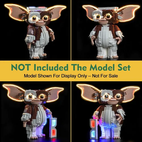 Vista 6 de LocoLee Kit de luz personalizado Compatible con Lego 21361 Gremlins Gizmo - Solo luz, no modelo, accesorios de iluminación LED Compatible con Lego