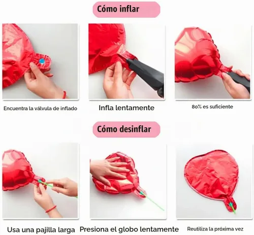 Vista 5 de Globos rosados en forma de corazón de 10 pulgadas para cumpleaños, boda, compromiso, día de San Valentín, decoración de fiesta, suministros