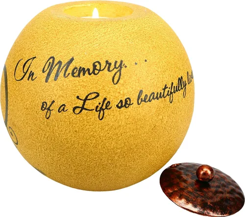 Vista 17 de Pavilion Gift Company 5676 Comfort Candles - Portavelas redondo de 5 pulgadas, familia