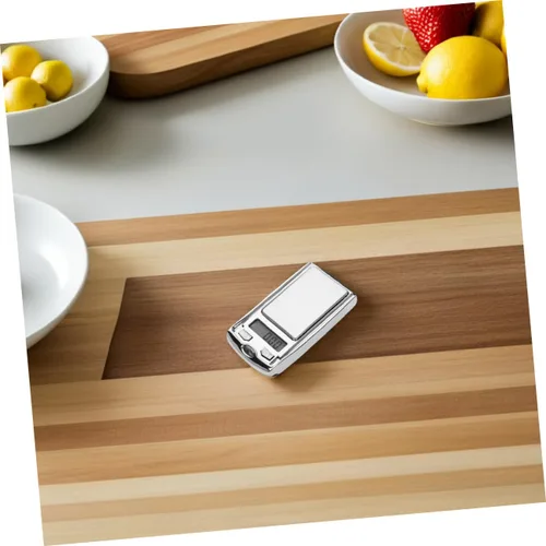 Vista 4 de VILLCASE Mini báscula electrónica portátil de bolsillo, pantalla LCD digital de gramos pequeños para joyería de alimentos, pesaje, herramienta