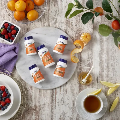 Vista 7 de NOW Foods Suplementos, Probiótico-10™, 50 mil millones, con 10 cepas probióticas, cepas verificadas, 50 cápsulas vegetales