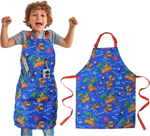 Vista 17 de Delantal para niños - cocina, jardinería, artista, pintura, limpieza, horneado, cerámica, chef, cocina, regalo para niños, niñas