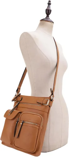 Vista 5 de JESSIE & JAMES Robin - Bolso cruzado oculto multibolsillo con cerradura y llave