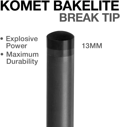 Vista 4 de RHINO KOMET II Carbon Fiber Break Cue Komet II - Negro y Azul