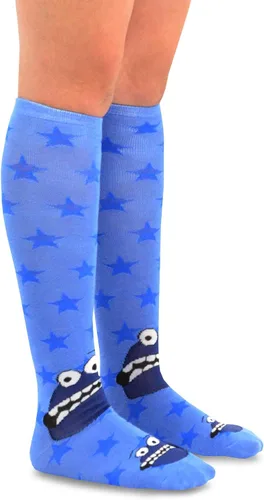 Vista 7 de TeeHee - Calcetines de Navidad divertidos hasta la rodilla, paquete de 9 con caja de regalo